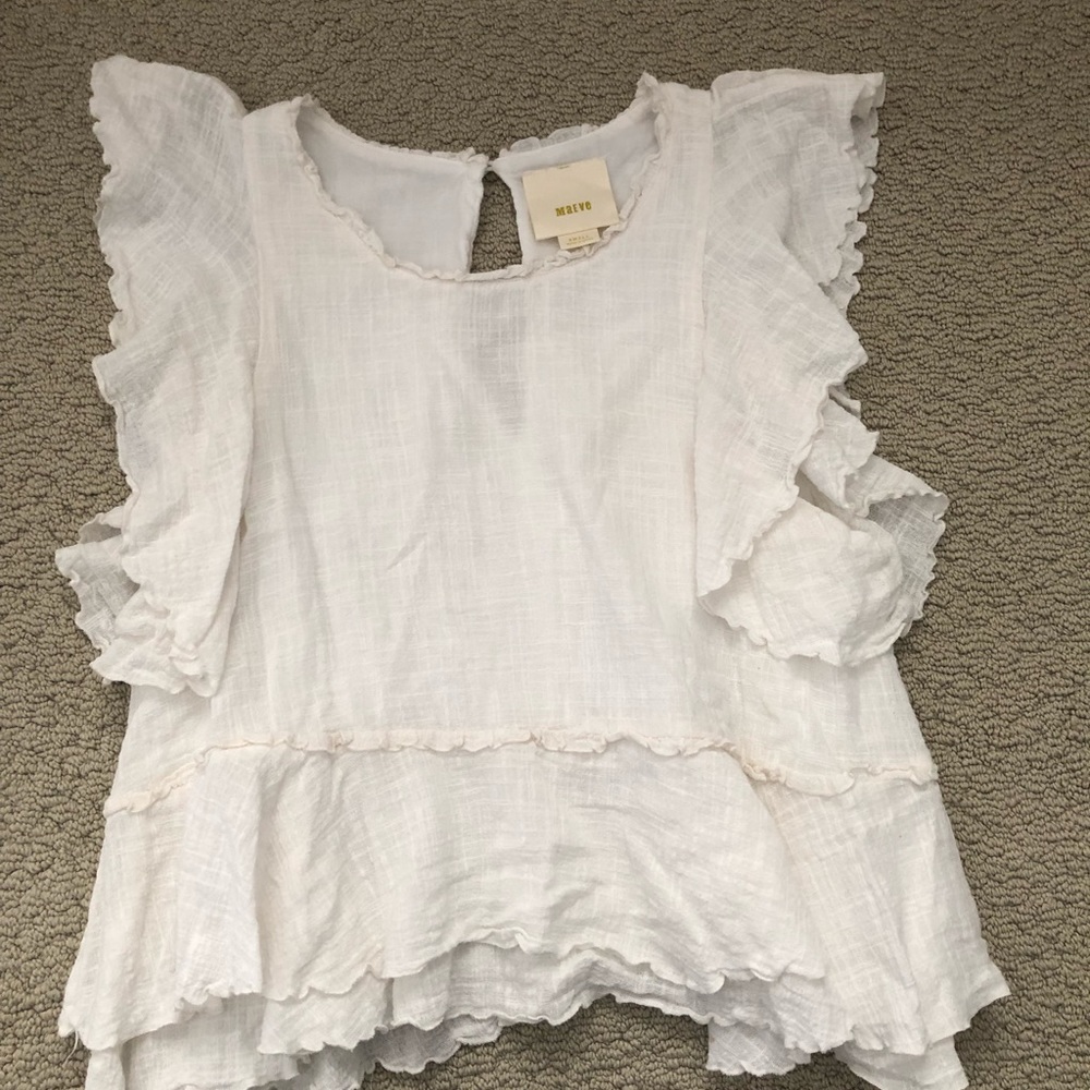 Free People Ruffle Layer Top - Picture 2 of 5